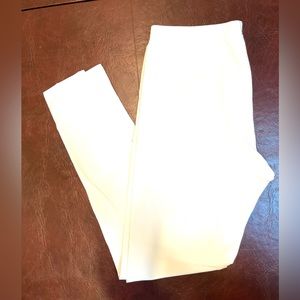 J JILL - NEW - Pima Ankle Leggings, White, size Small